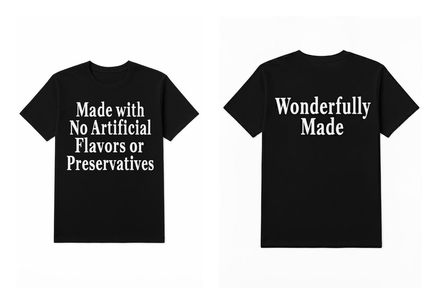 Truth tee — front and back